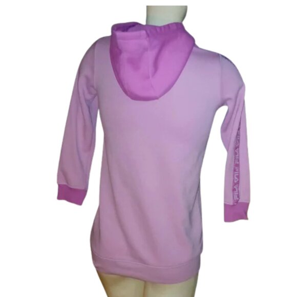 Fila Kids Light Pink Hoodie with Logo - Picture 3 of 6